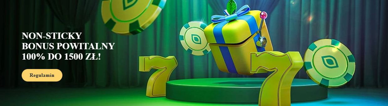 Bonus powitalny Non-Sticky w Lemon Casino: 100% do 1500 zł